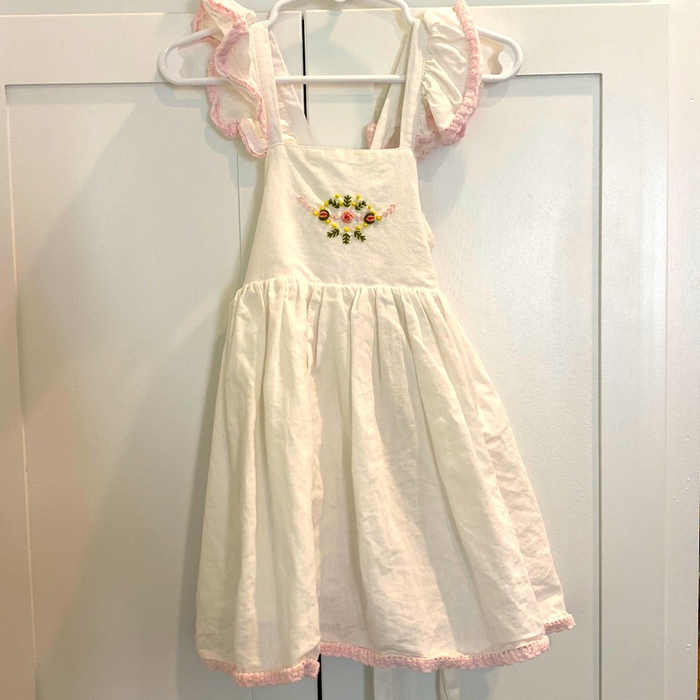 Toddler linen dress